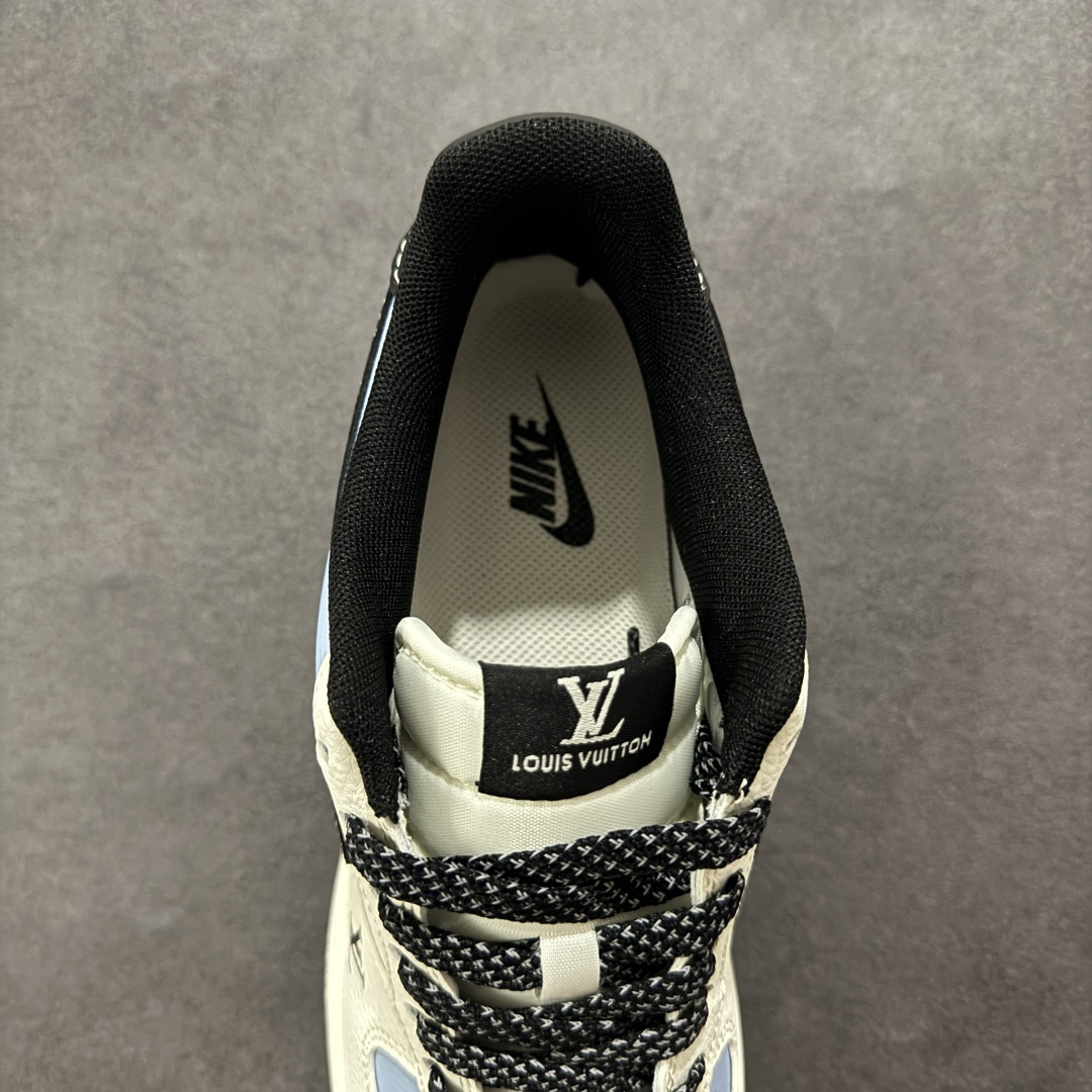 【定制版】Nike Air Air Force 1'07 Low LV联名 黑水蓝 空军一号低帮休闲板鞋 JJ2508-712