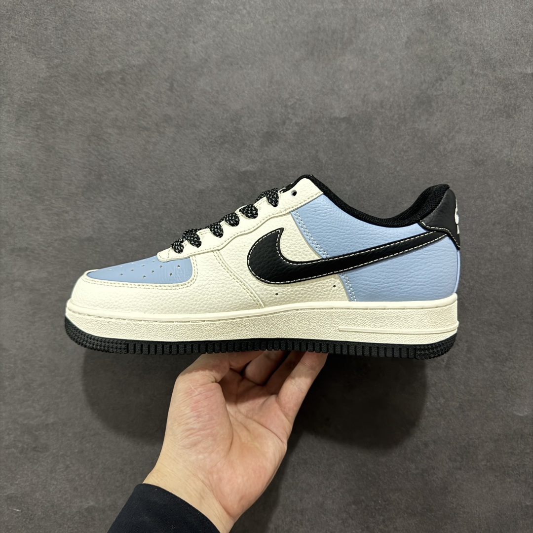 【定制版】Nike Air Air Force 1'07 Low LV联名 黑水蓝 空军一号低帮休闲板鞋 JJ2508-712