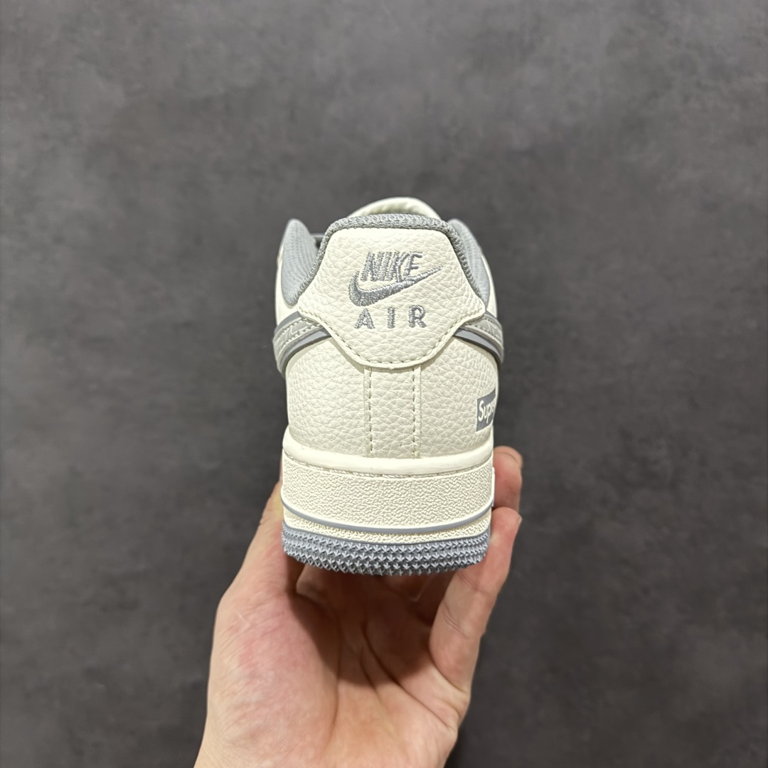 【定制版】Nike Air Air Force 1'07 Low Supreme联名 米灰多重勾 空军一号低帮休闲板鞋 XX3168-147