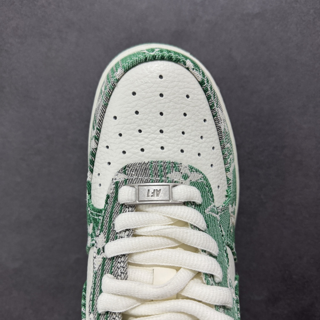 【定制版】Nike Air Air Force 1'07 Low LV联名 绿牛仔 空军一号低帮休闲板鞋 SC9207-538