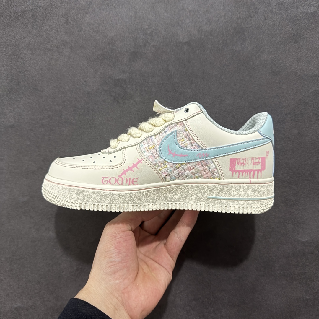 【定制版】Nike Air Air Force 1'07 Low ”Miss Fujiang” 小香风系列 富江小姐 空军一号低帮休闲板鞋 FJ7740-310