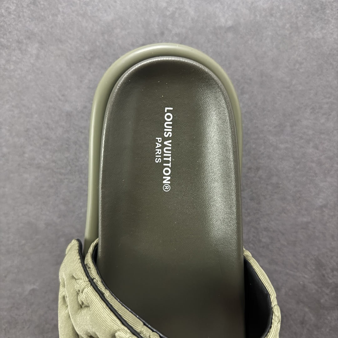 240 【广东纯原版本】LOUIS VUITTON | 路易威登2024 春夏最新爆款魔术贴系列 情侣款厚底拖鞋