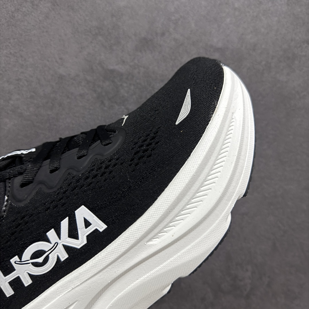 【HK版本】HOKA ONE ONE Bondi 9 WIDE 邦迪九代舒适防滑耐磨低帮休闲跑步鞋