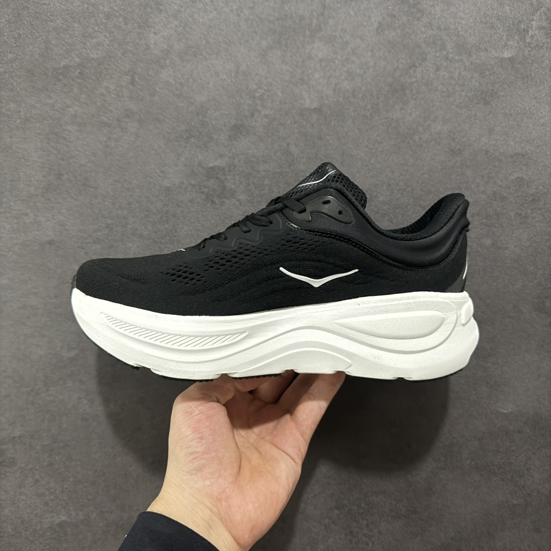 【HK版本】HOKA ONE ONE Bondi 9 WIDE 邦迪九代舒适防滑耐磨低帮休闲跑步鞋