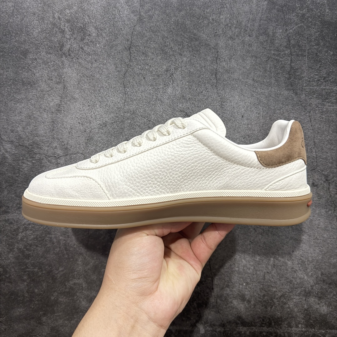 480 【佛山超A版】Loro Piana LP Tennis Walk Low 生活系列低帮复古百搭德训风休闲运动板鞋