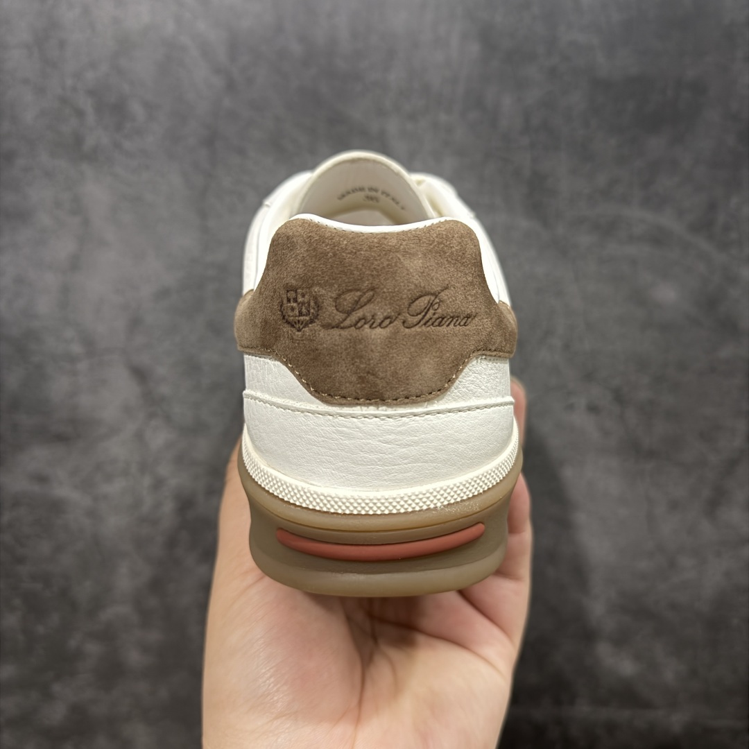 480 【佛山超A版】Loro Piana LP Tennis Walk Low 生活系列低帮复古百搭德训风休闲运动板鞋