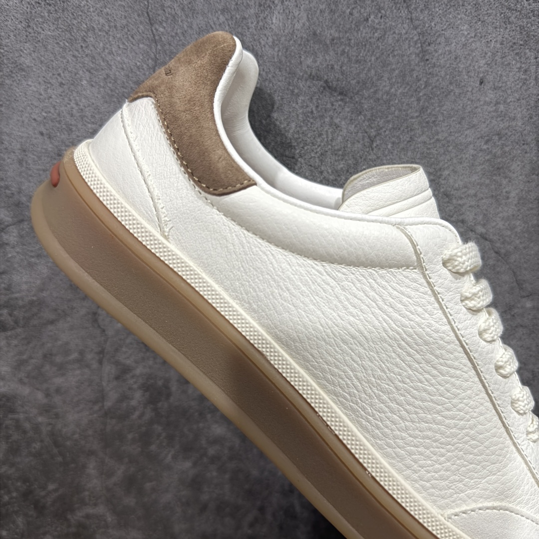 480 【佛山超A版】Loro Piana LP Tennis Walk Low 生活系列低帮复古百搭德训风休闲运动板鞋