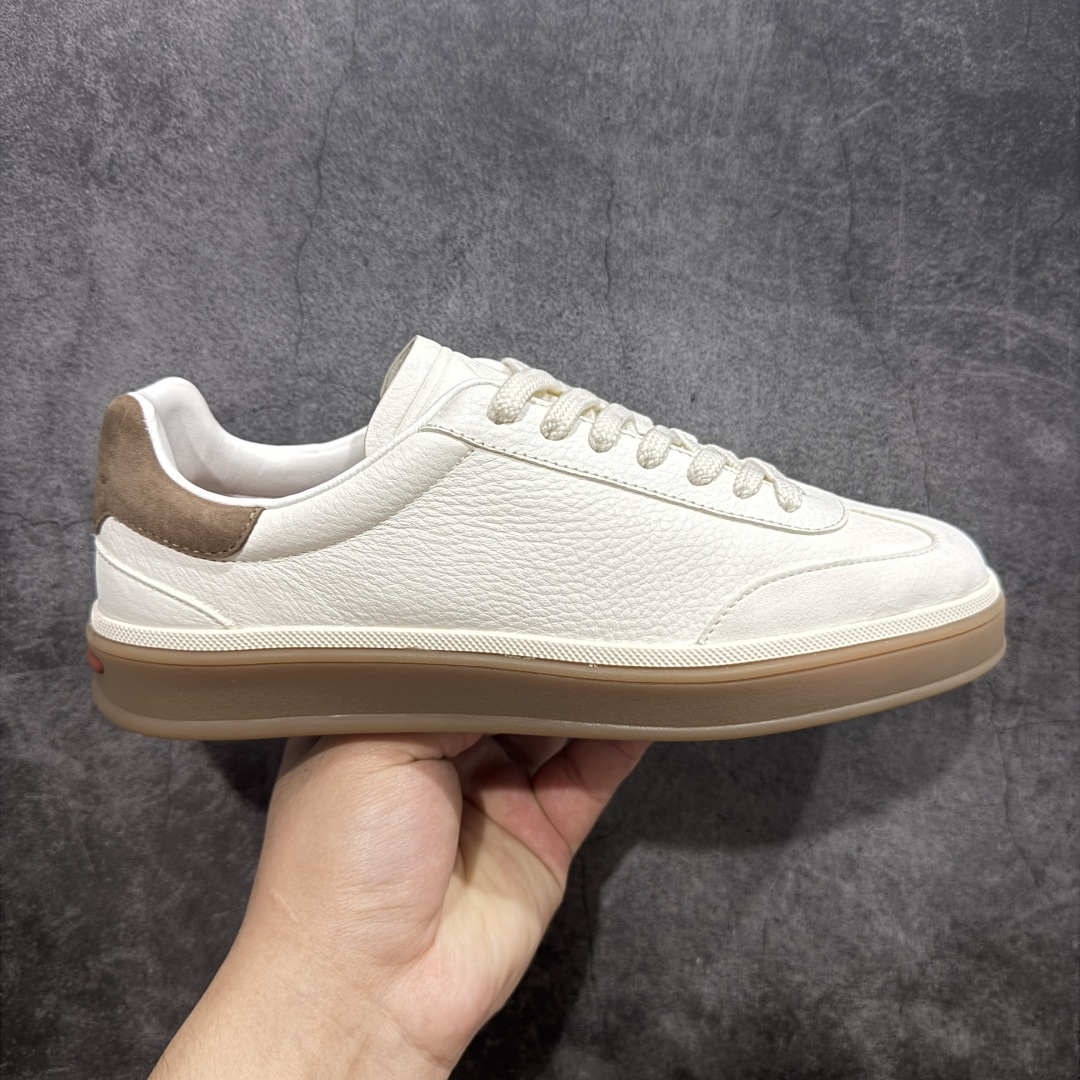 480 【佛山超A版】Loro Piana LP Tennis Walk Low 生活系列低帮复古百搭德训风休闲运动板鞋