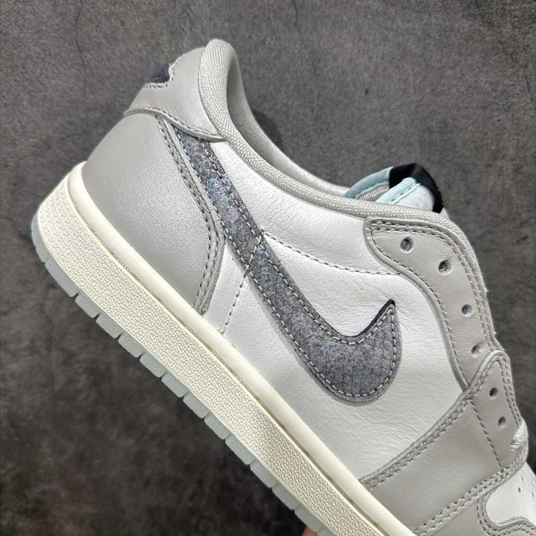  
【DG纯原版本】Air Jordan 1 Low OG 蛇年/CNY 低帮 蛇年限定 白灰黑 AJ1