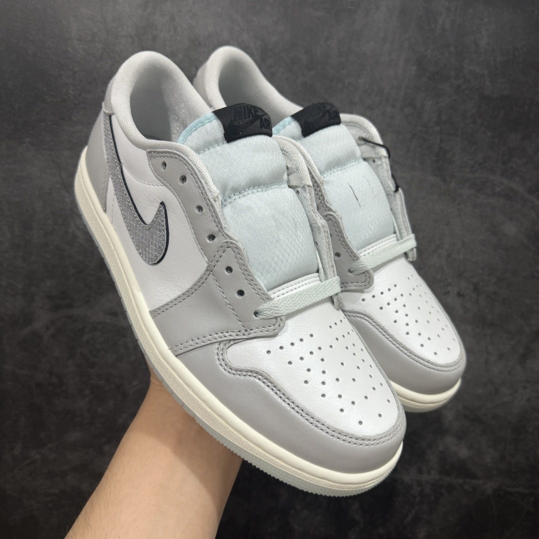  
【DG纯原版本】Air Jordan 1 Low OG 蛇年/CNY 低帮 蛇年限定 白灰黑 AJ1