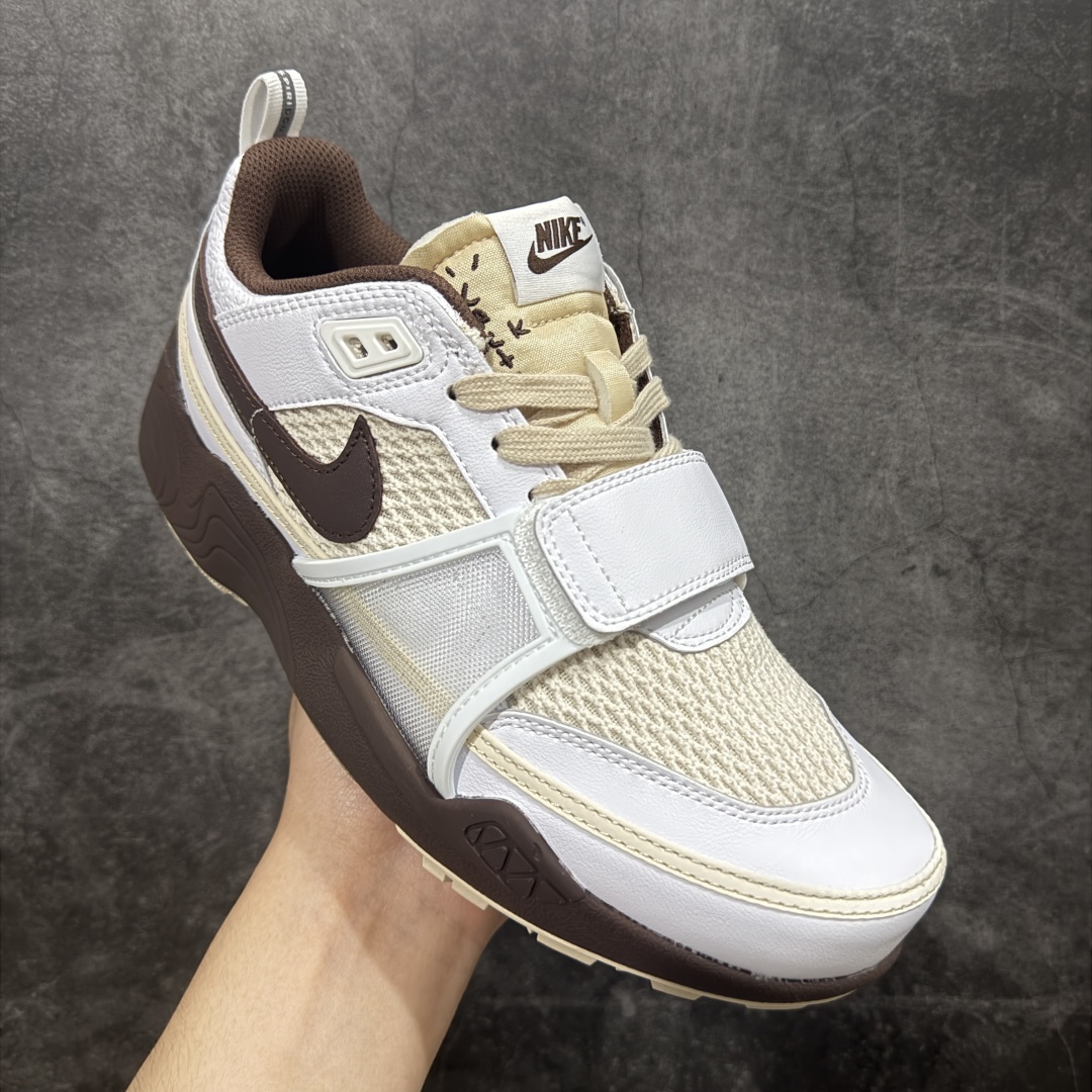 430 【Top纯原】Travis Scott x NK Zoom Field Jaxx SP TS联名款 复古文化篮球鞋 HQ3073-100