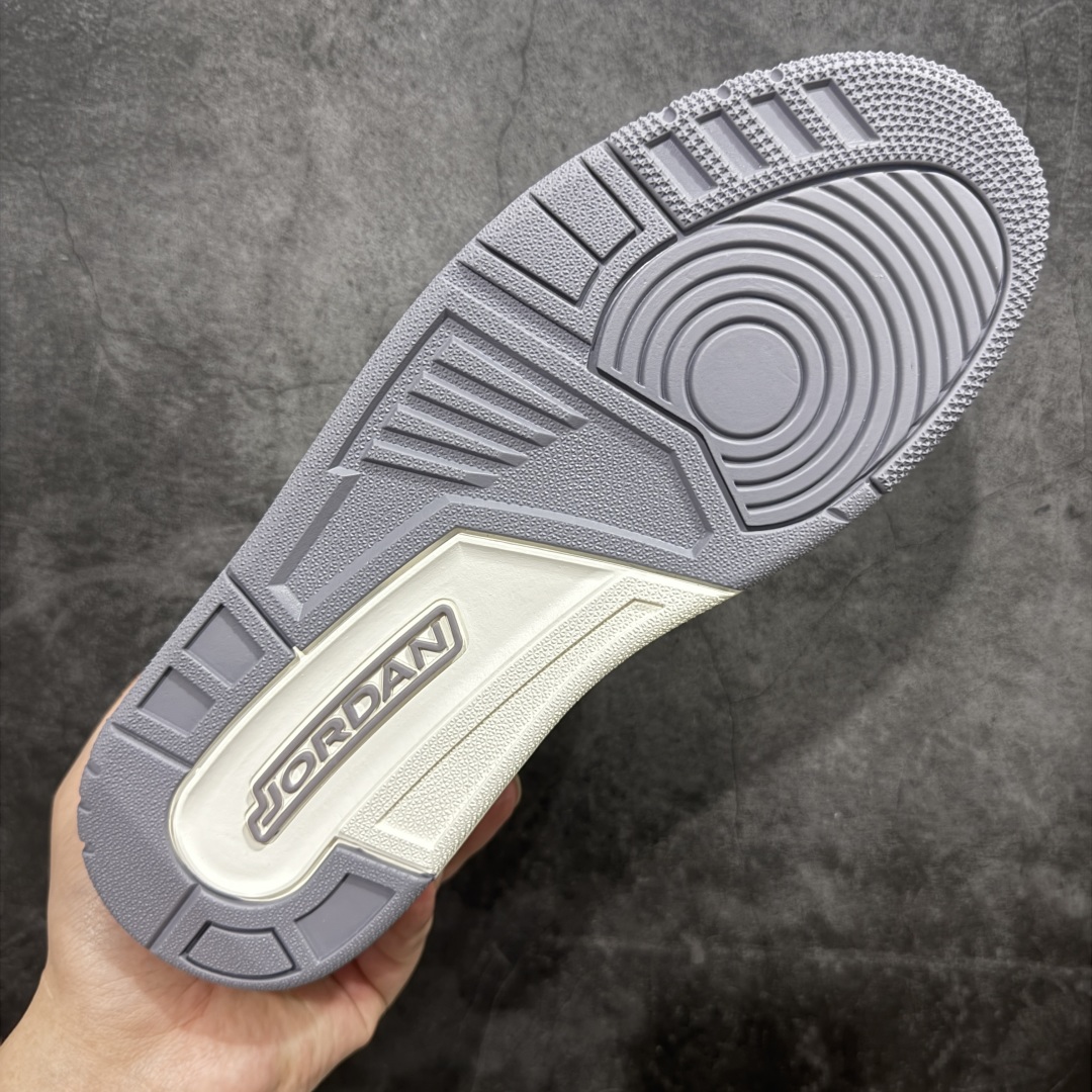 450 【OG纯原】Air Jordan 3 Retro ”Sail Metallic Silver” 金属银 AJ3 乔丹3代 aj3 乔3 金属白银 乔丹篮球鞋