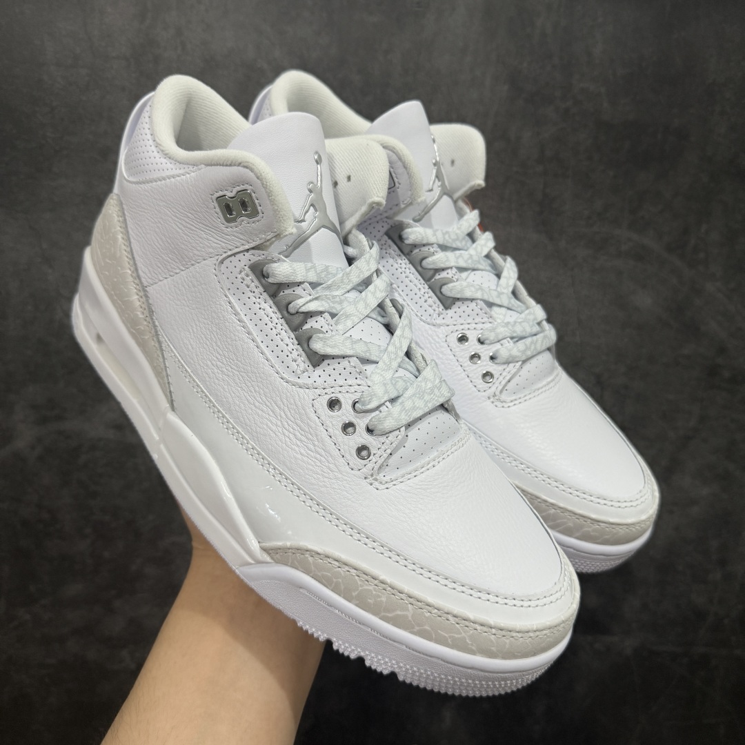  
【纯原】Air Jordan 3 Retro Pure Money AJ3 乔丹3代复刻白猫 
货号