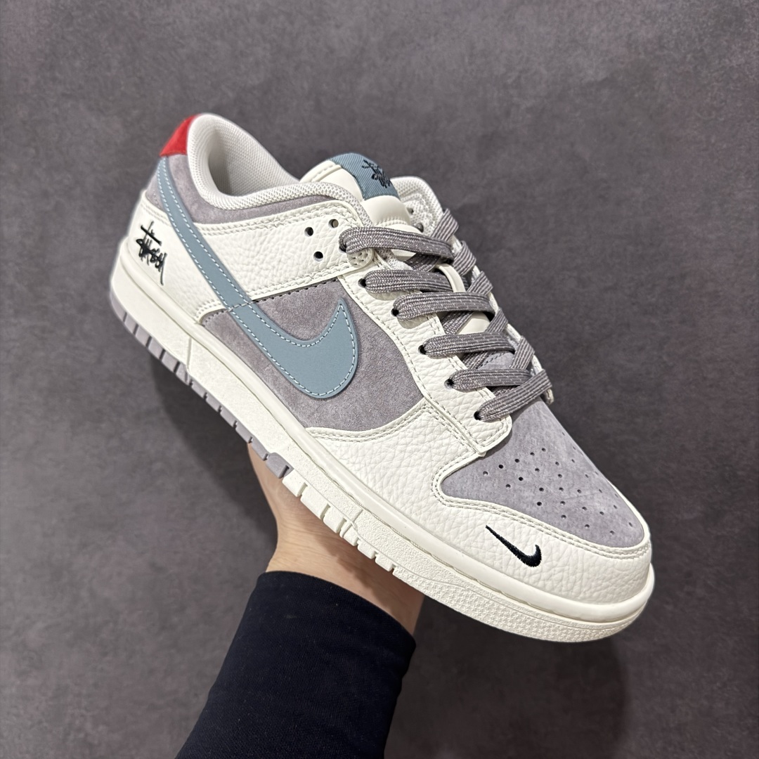 200 【定制版】Nike SB Dunk Low x Stussy 白灰绿 CY5979-101