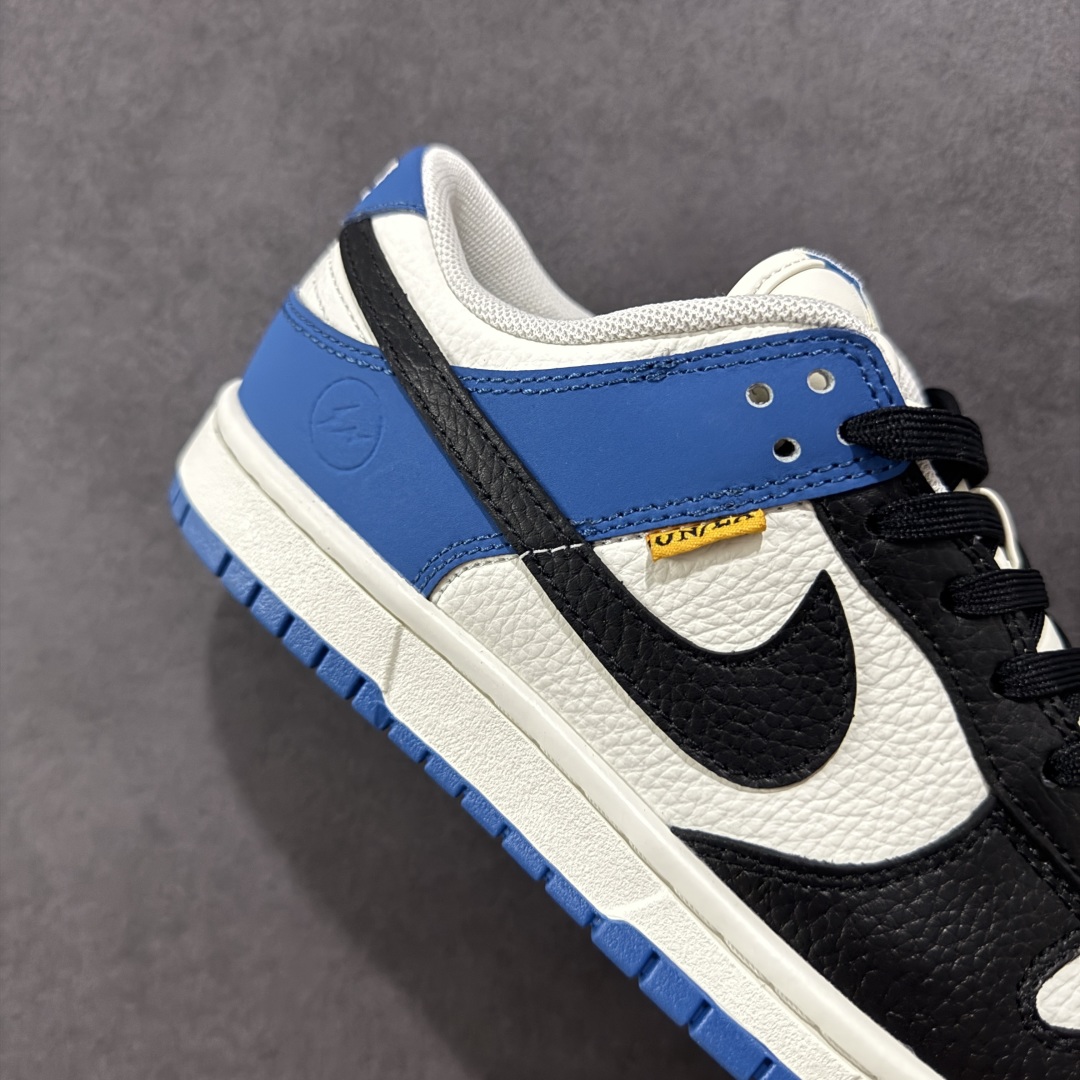 200 【定制版】Nike SB Dunk Low x Fragment Design 白黑蓝小钩 CY5979-110