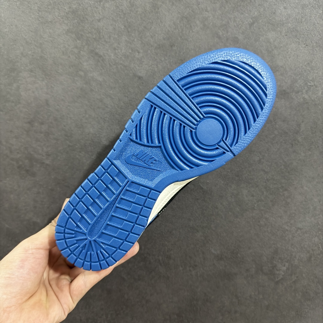 200 【定制版】Nike SB Dunk Low x Fragment Design 白黑蓝小钩 CY5979-110