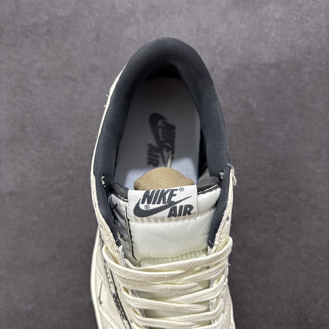280 【定制版】Travis Scott x Nike Air Jordan 1 Low x DIOR Air Jordan 1 Low 反转白黑小勾倒钩 LD2025-021