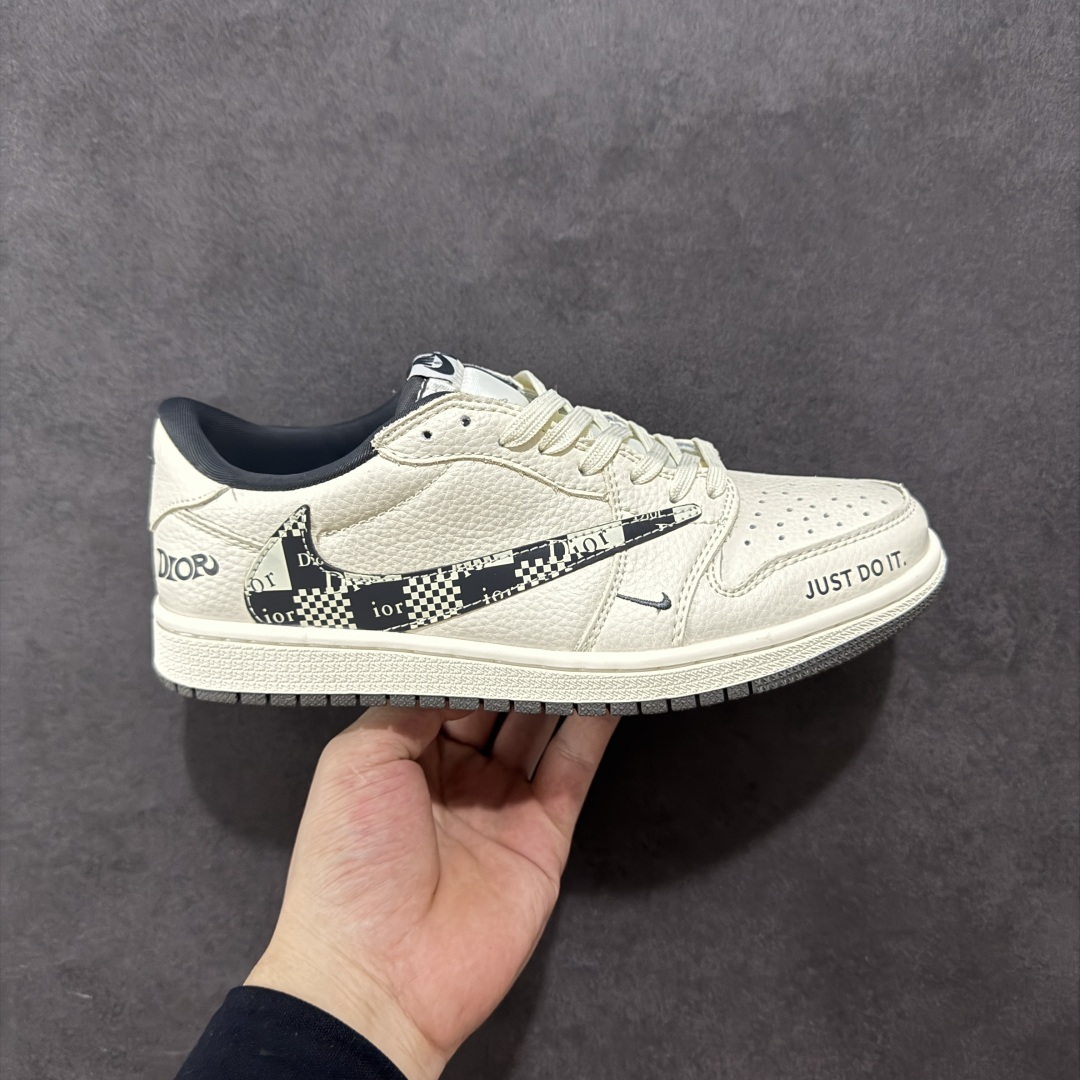 280 【定制版】Travis Scott x Nike Air Jordan 1 Low x DIOR Air Jordan 1 Low 反转白黑小勾倒钩 LD2025-021