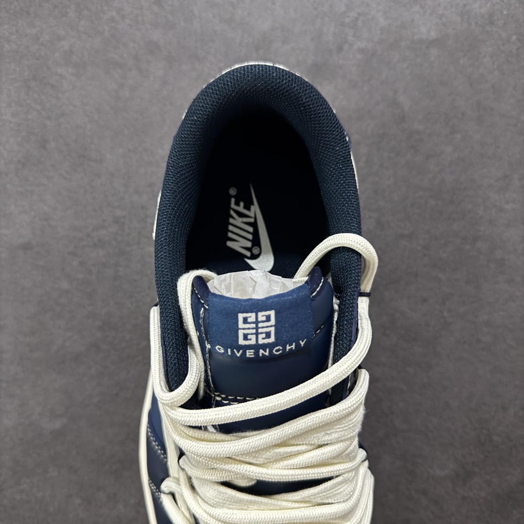 300 【定制版】Travis Scott x Nike Air Jordan 1 Low x GIVENCHY Air Jordan 1 Low 反转深蓝米白倒钩 DM6868-105