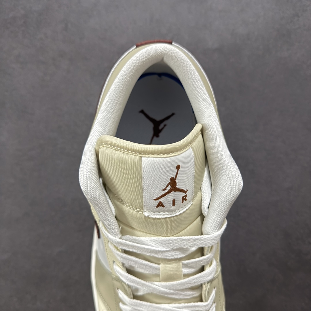200 【K版】Air Jordan AJ1 Low 低帮 米白红勾 HV6530-100