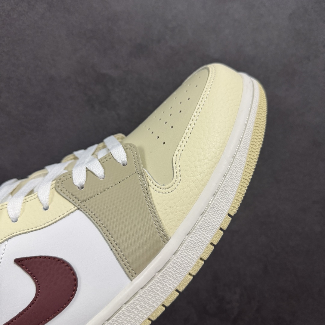 200 【K版】Air Jordan AJ1 Low 低帮 米白红勾 HV6530-100