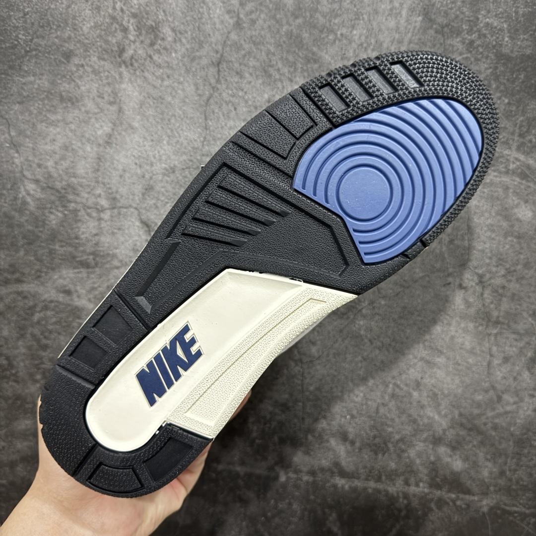 360 【KZ纯原】A Ma Maniere x Air Jordan 3 Retro ”Diffused Blue” 联名白黑蓝 AJ3 乔丹3代 aj3 乔3 联名白蓝 HV8571-100