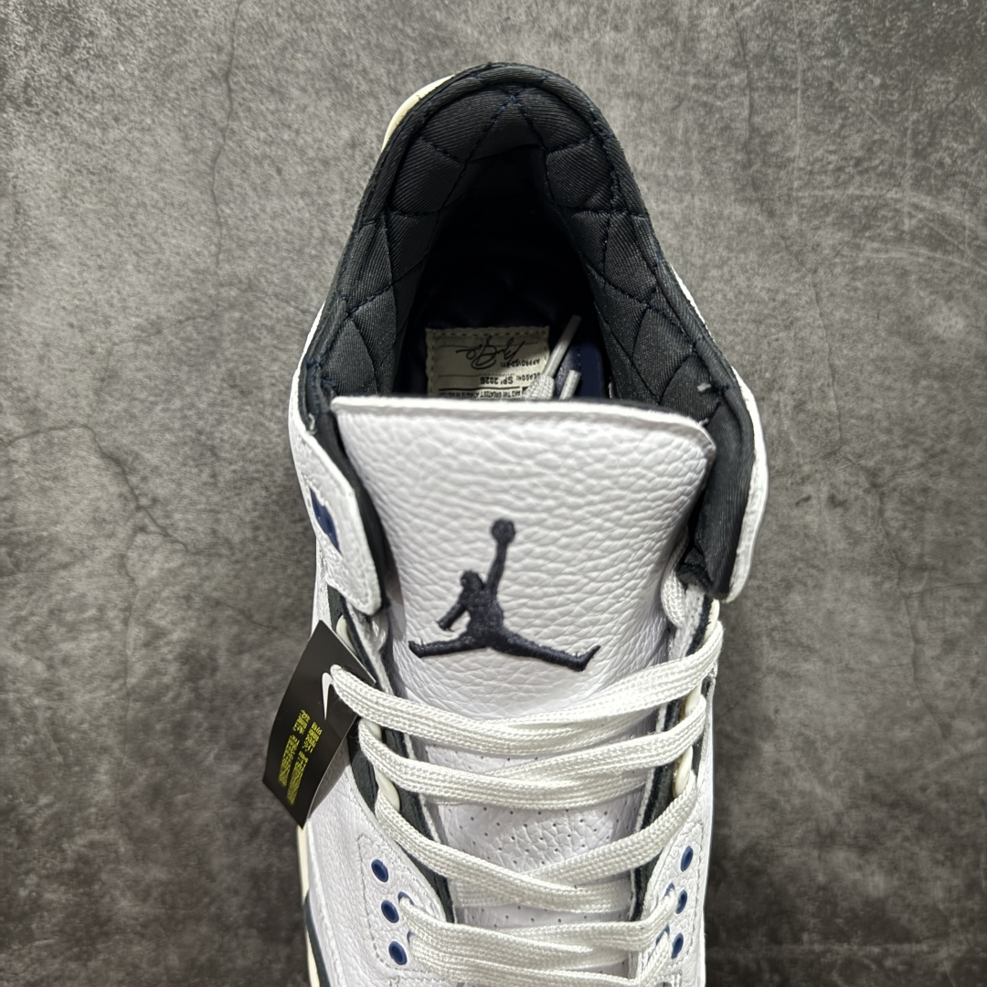 360 【KZ纯原】A Ma Maniere x Air Jordan 3 Retro ”Diffused Blue” 联名白黑蓝 AJ3 乔丹3代 aj3 乔3 联名白蓝 HV8571-100