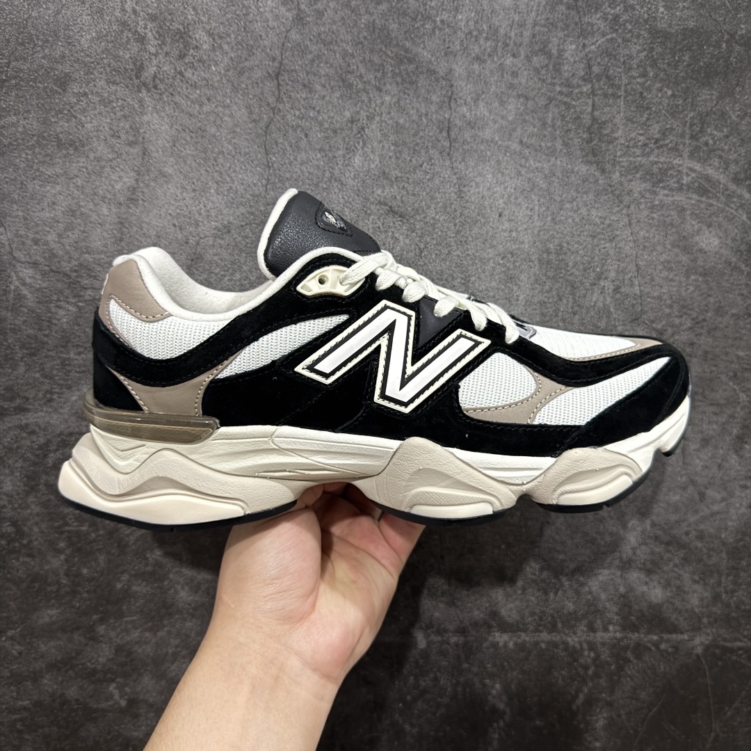 260 【纯原版】 New Balance NB9060 联名款 复古休闲运动慢跑鞋 黑白色 U9060BLZ