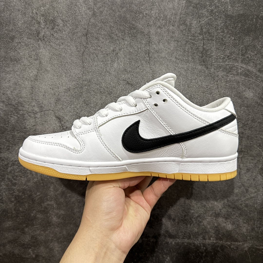 320 【M版纯原】Dunk SB Low White Gum白色黑勾生胶底 CD2563-101