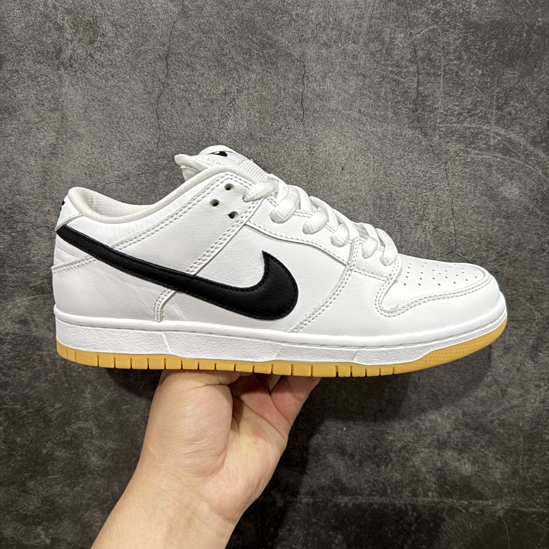 320 【M版纯原】Dunk SB Low White Gum白色黑勾生胶底 CD2563-101