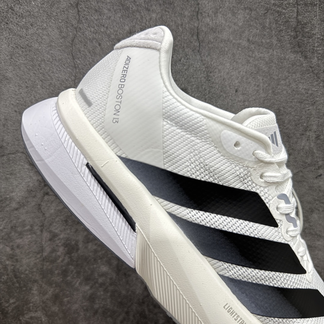 210 【纯原版】Ad Adizero Boston 13 阿迪马拉松系列超轻防滑训练跑步运动鞋 JS4939