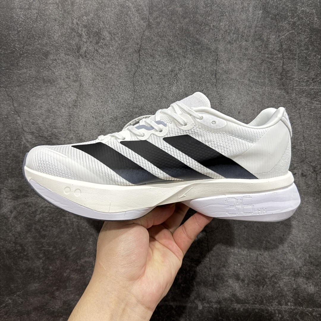 210 【纯原版】Ad Adizero Boston 13 阿迪马拉松系列超轻防滑训练跑步运动鞋 JS4939