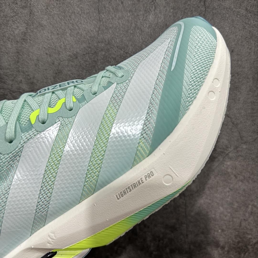 210 【纯原版】Ad Adizero Boston 13 阿迪马拉松系列超轻防滑训练跑步运动鞋 JS4957