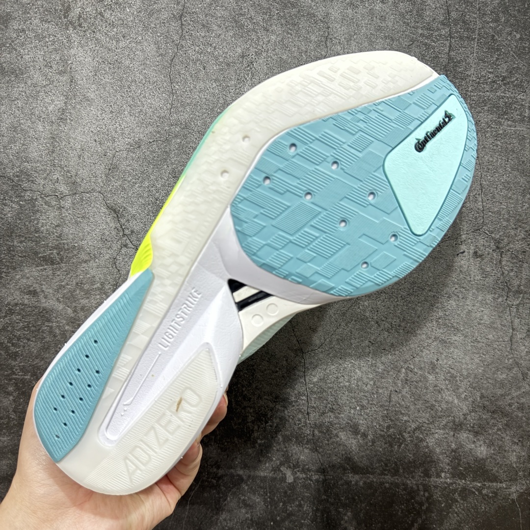 210 【纯原版】Ad Adizero Boston 13 阿迪马拉松系列超轻防滑训练跑步运动鞋 JS4957