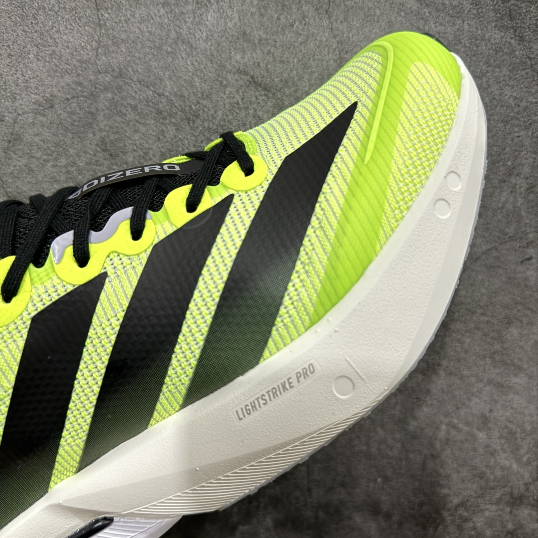 210 【纯原版】Ad Adizero Boston 13 阿迪马拉松系列超轻防滑训练跑步运动鞋 JS4933