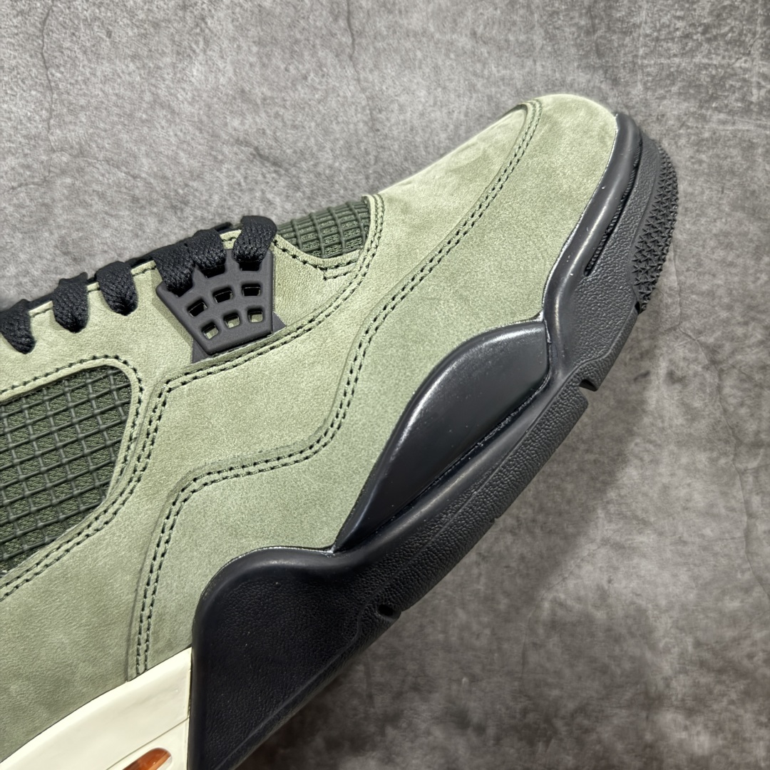 480 【GX版本】UNDEFEATED x Jordan Air Jordan 4 AJ4舒适百搭 防滑耐磨 中帮 复古篮球鞋 男款 绿黑 IB1519-200