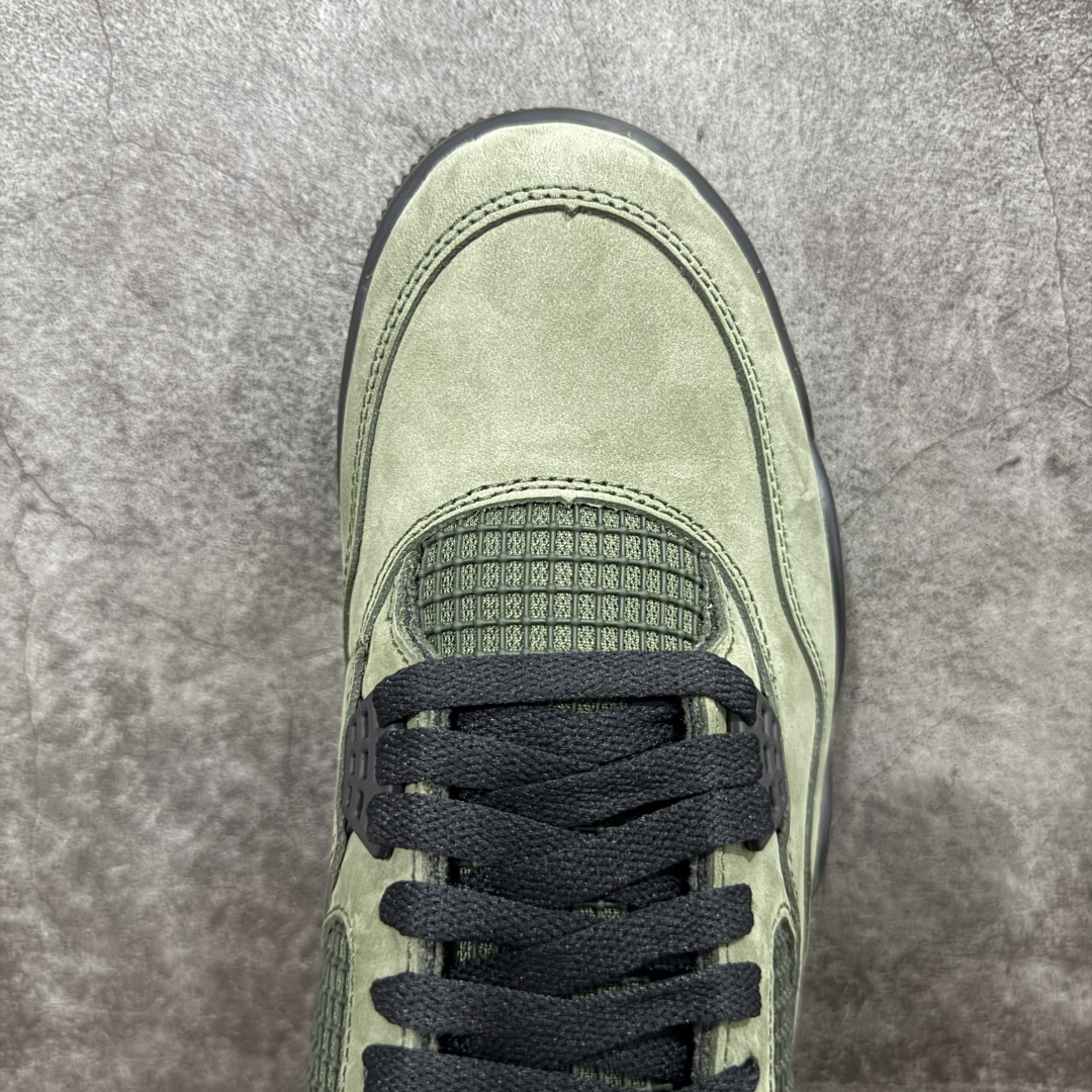 480 【GX版本】UNDEFEATED x Jordan Air Jordan 4 AJ4舒适百搭 防滑耐磨 中帮 复古篮球鞋 男款 绿黑 IB1519-200