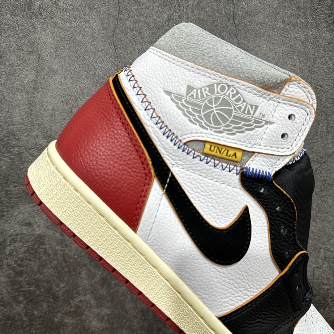 450 【GX纯原版】Union X Air Jordan 1 Retro High NRG 限量联名 黑白红拼接 实拍首发 BV1300-106