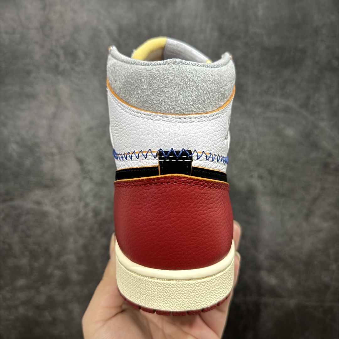 450 【GX纯原版】Union X Air Jordan 1 Retro High NRG 限量联名 黑白红拼接 实拍首发 BV1300-106