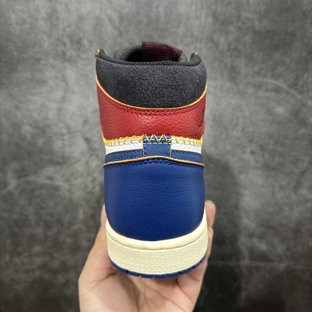 450 【GX纯原版】Union X Air Jordan 1 Retro High NRG 限量联名 白蓝红拼接 实拍首发 BV1300-146