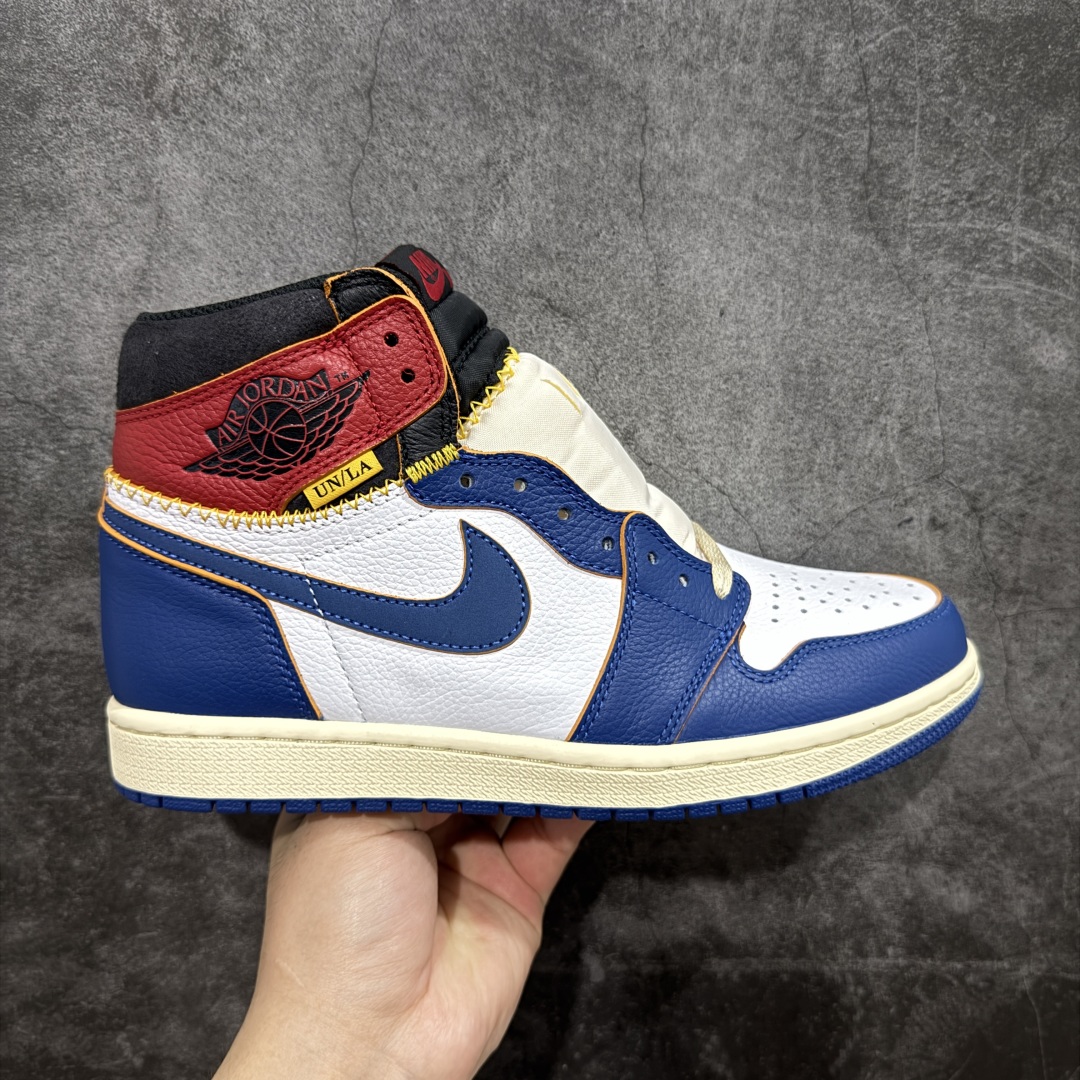 450 【GX纯原版】Union X Air Jordan 1 Retro High NRG 限量联名 白蓝红拼接 实拍首发 BV1300-146