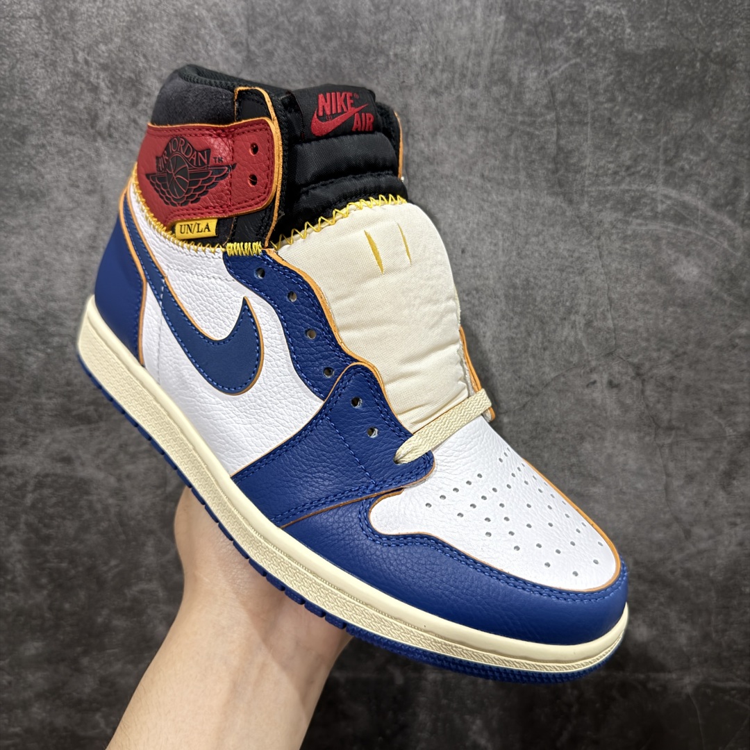 450 【GX纯原版】Union X Air Jordan 1 Retro High NRG 限量联名 白蓝红拼接 实拍首发 BV1300-146