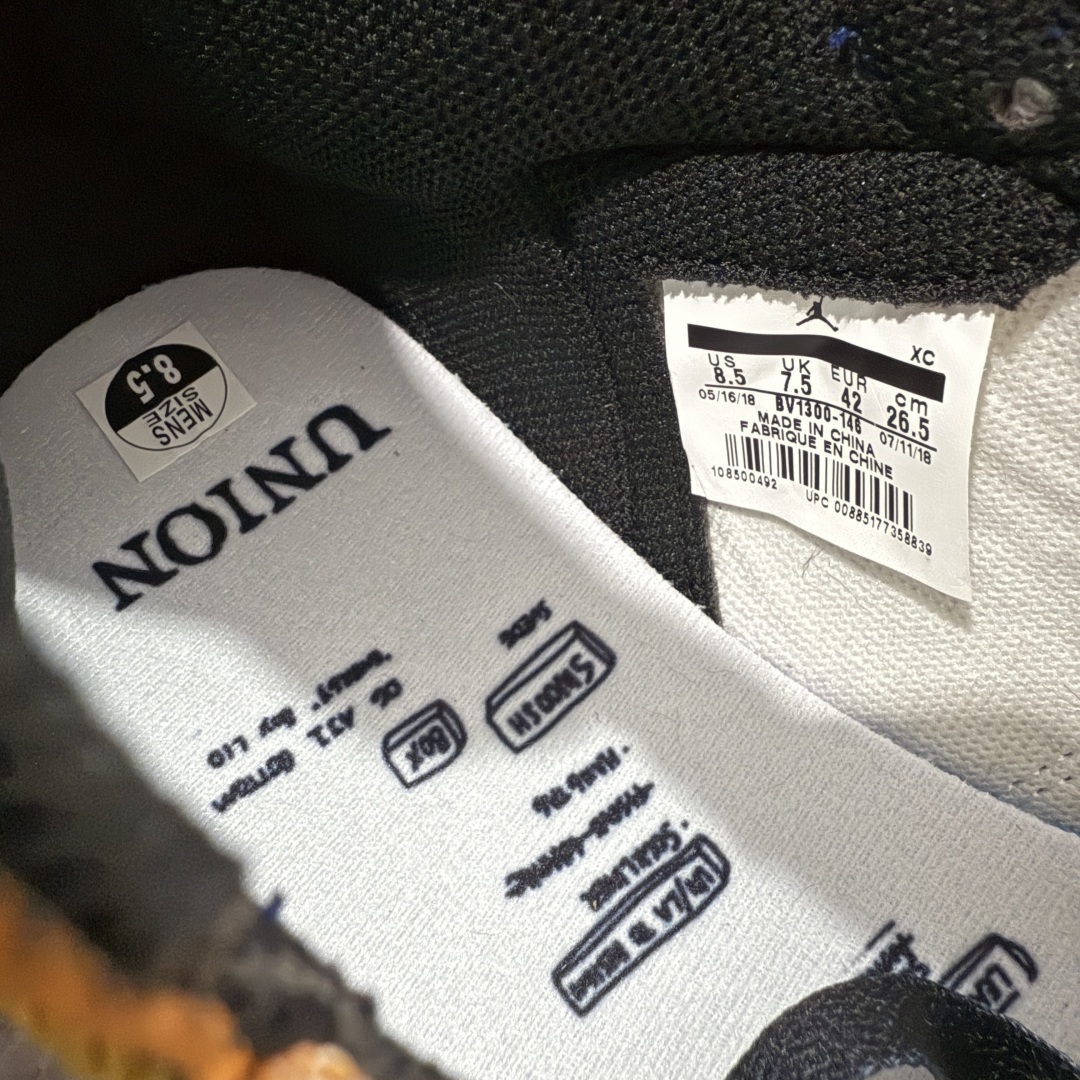 【外贸纯原版】Union X Air Jordan 1 Retro High NRG
限量联名 白蓝
