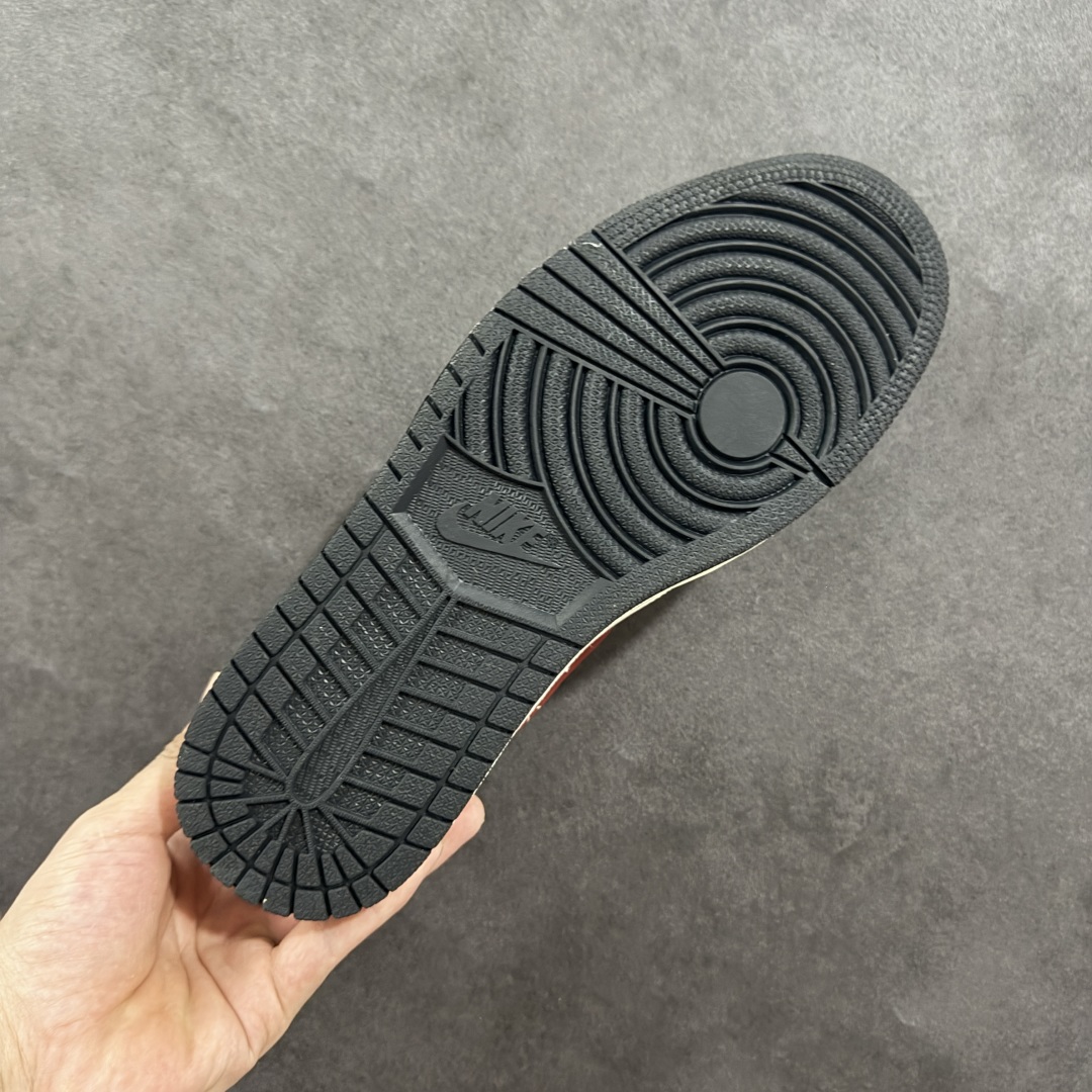 280 【定制版】Travis Scott x Fragment Design x Air Jordan 1 Low OG SP AJ1 斯图西联名 波纹酒红 低帮文化休闲板鞋 LD2025-017