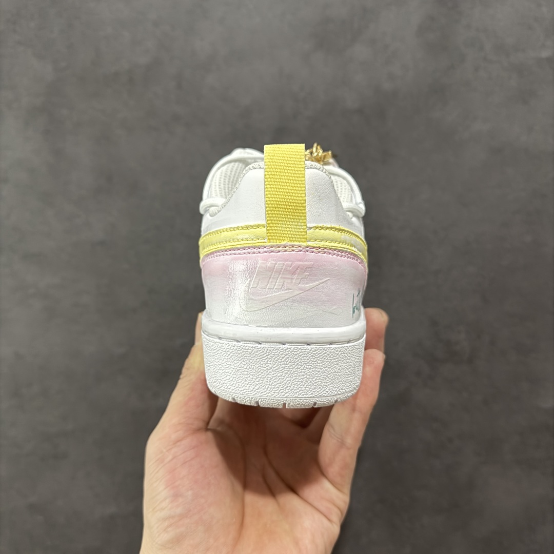 260 【定制版】Nike Court Borough “彩虹云朵”踏青季低帮板鞋 BQ5448-213