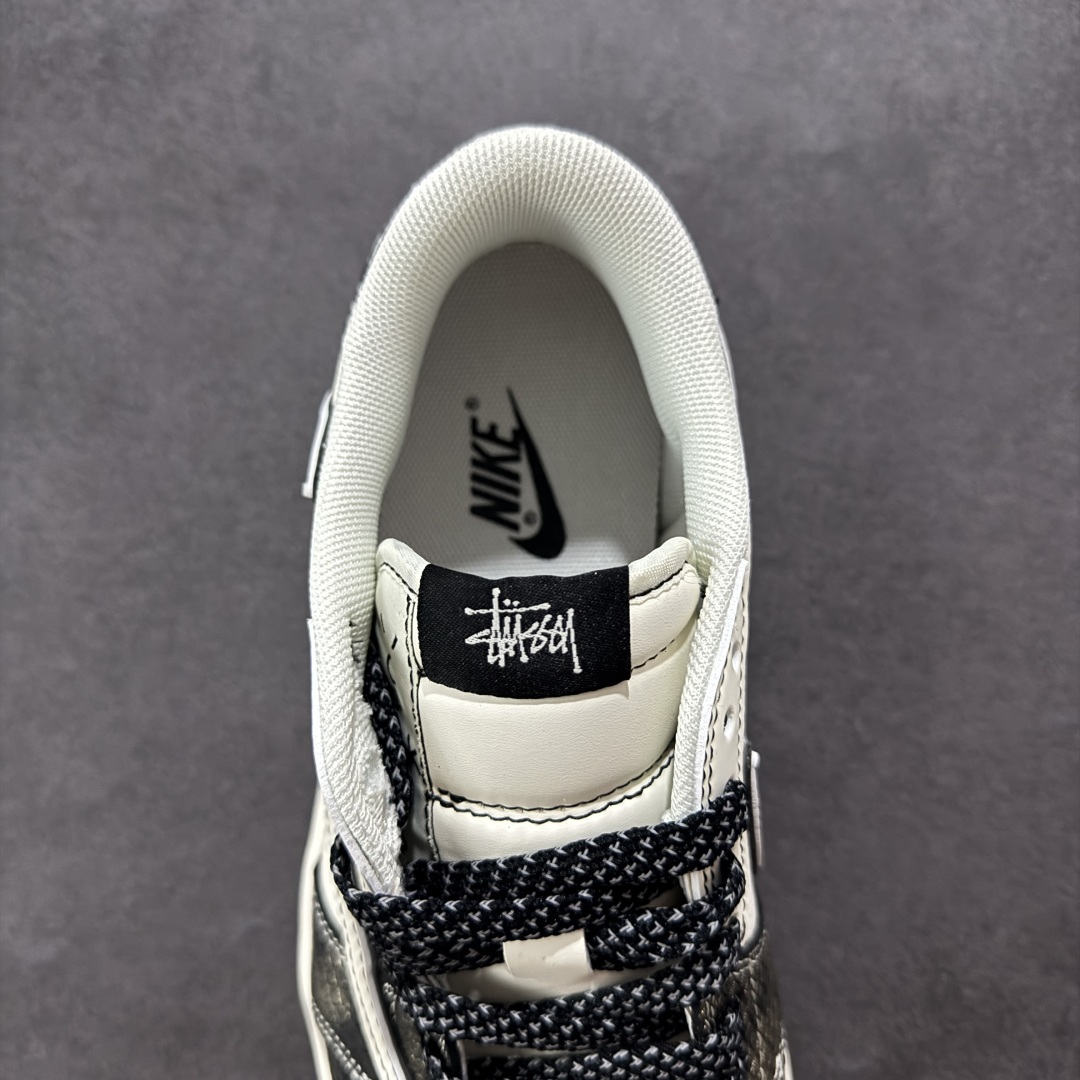 260 【定制版】Stussy x Air Jordan 1 Low 定制配色 斯图西联名 乔1 AJ1经典低帮休闲百搭板鞋 XF8698-075