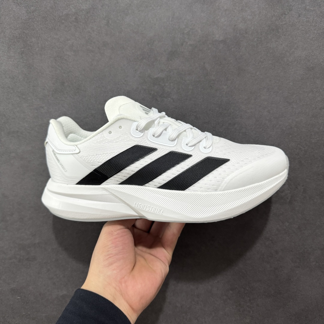 【公司级】Adizero DURAMO SPEED 2代防滑耐磨 低帮 休闲跑步鞋 货号：IH8206 尺码：40-45-选品中心