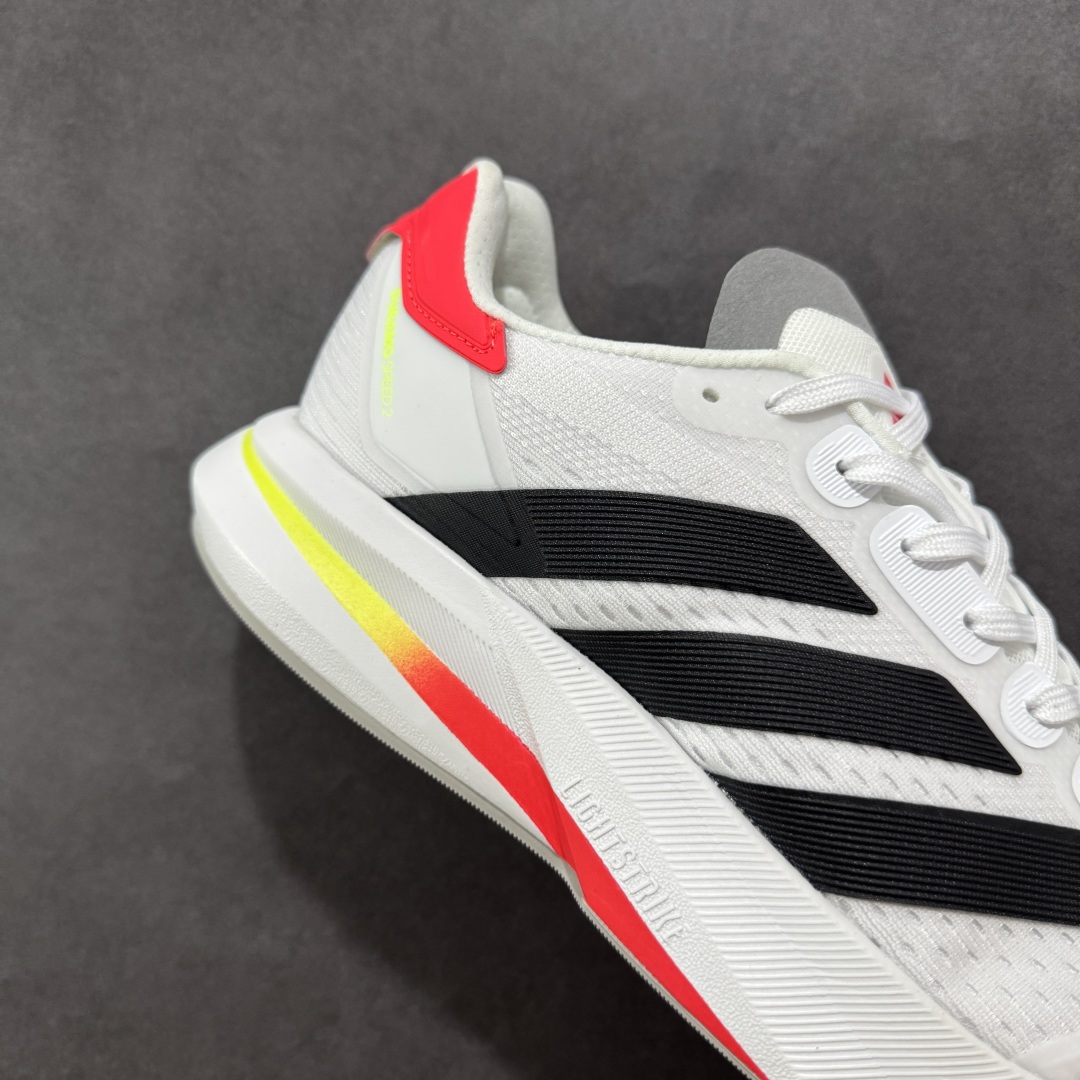 Adizero DURAMO SPEED 2代防滑耐磨 低帮 休闲跑步鞋 IF9393