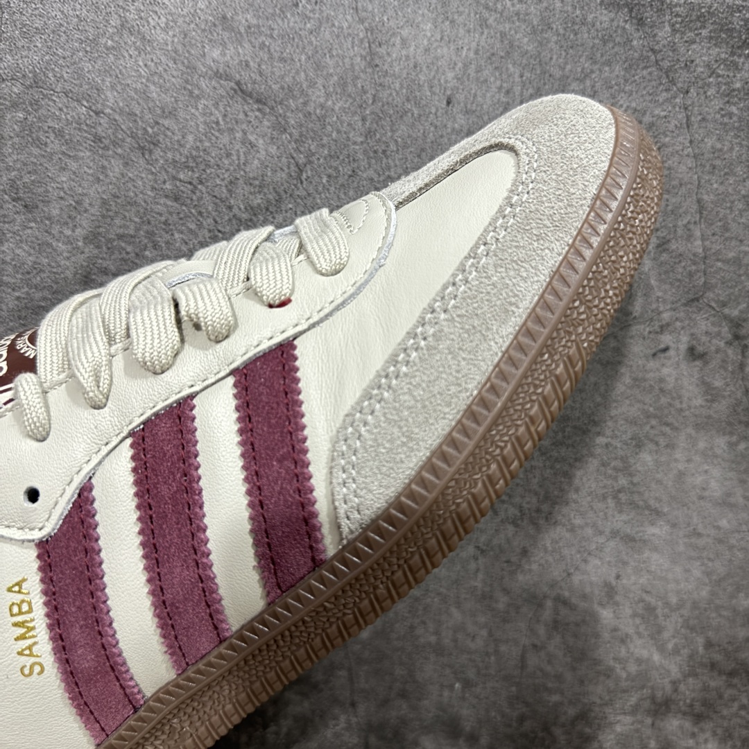 220 Adidas Originals Samba 桑巴德训鞋 灰红 ID1482