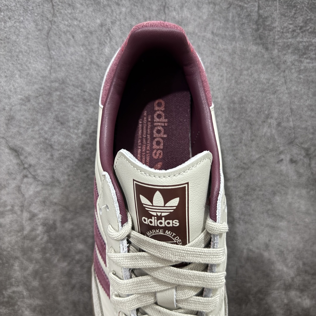 220 Adidas Originals Samba 桑巴德训鞋 灰红 ID1482